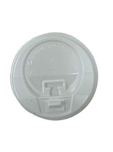 Eco Friendly White PLA Compostable Disposable Lid for <b>Coffee</b> <b>Cups</b> and Hot Drinks <b>Takeaway</b> Sipper <b>Cups</b> Cafes and Beverage Serving - Product Image 2
