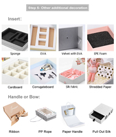 Boîte de photo écologique personnalisée en tissu et lin pour cadeau de mariage Boîte d'emballage rigide en carton avec clés USB imprimées