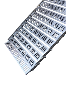 Rampa di Carico Portatile Omegatruss FR-1 in Alluminio Pieghevole Resistente e Impermeabile per Attrezzature da Palco (Nero/Argento) - Product Image 3