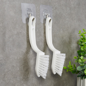 Bathroom Floor Brush White Rectangle Crevice Cleaning <b>For</b> <b>Tile</b> Grout And <b>Corner</b> Cleaning - Product Image 4