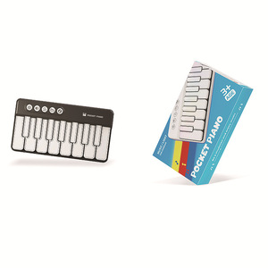 Wholesale 15 Keys Portable Electronic Piano Keyboard Mini Pocket Piano With Colorful Light Musical <b>Instrument</b> Toy For Kids - Product Image 5