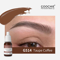 Goochie Fournitures de maquillage permanent Pigments de micropigmentation pour machine à tatouer Sourcils Lèvres Marque privée OEM