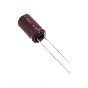 ตัวแทนจำหน่ายอย่างเป็นทางการ ตัวเก็บประจุแบบ Through Hole EKZN500ELL121MH15D 120 uF CAP ALUM 120UF 20% 50V RADIAL TH - Product Image 1