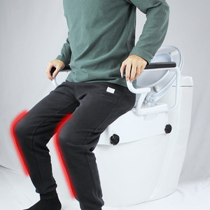 Dakang Toilet Riser With Flip Up <b>Grab</b> <b>Bars</b> D Type Height Increase 150kg Load Capacity For Seniors And Pregnant Women - Product Image 1