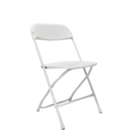 Chaises de salle à manger pliantes en plastique blanc, modernes et contemporaines, portables, écologiques, robustes, pour événements extérieurs, mariages et fêtes