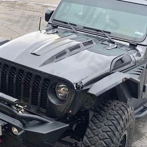 JP16 ODM Stahl Auto Motorhaube Abdeckung für Wrangler JL Gladiator JK - Product Image 2