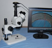 Caméra oculaire de microscope numérique USB avec capteur CMOS 1,3 MP et objectif relais intégré 1280x1024 pour l'inspection de la soudure de circuits imprimés