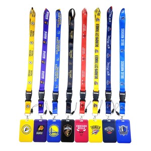 Câu Lạc Bộ bóng rổ quốc gia đội thể thao cổ dây buộc dài với khóa có thể tháo rời ID chủ thẻ ly khai Clasp 2 mặt - Product Image 3