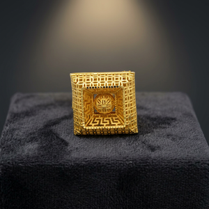 แหวนทองชุบไมครอน 14K 18K 24K ขายส่ง แหวนนิ้วแบบดั้งเดิม แหวนทองฟิล แหวนแฟชั่น โอโร จอยเอเรีย - Product Image 5