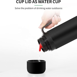 Ensemble de flacons de voyage isothermes à double paroi, ensemble de yerba maté, gourde à maté moderne, flacon thermique avec poignée, 1000 ml - Product Image 6