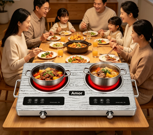 Placa de Cocción Infrarroja de <span class=keywords><strong>Bajo</strong></span> <span class=keywords><strong>Consumo</strong></span> Amor, Quemadores de 4000W, Calentamiento Rápido, Ecológica - Product Image 4