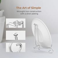 Support d'affichage pliable en fer, présentoir en métal, support de dessous de verre, chevalet