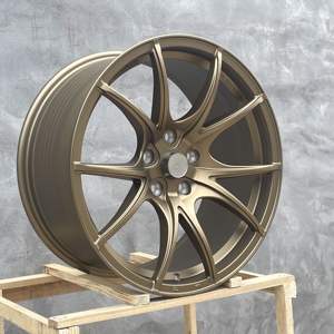 Jante en alliage formant du flux Roue en alliage de <span class=keywords><strong>voiture</strong></span> de tourisme 17 18 19 pouces 5*112 5*120 5*114.3 <span class=keywords><strong>Prix</strong></span> bon marché Couleur bronze - Product Image 2