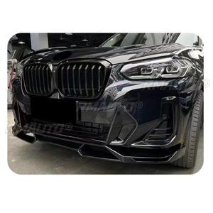 Diffuseur de pare-chocs avant noir brillant pour BMW X3 X4 IX3 G01 G02 G08 2023+ - Accessoire de modification automobile - Product Image 5