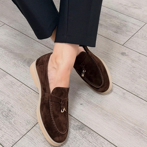 2026 New Brown Lamb Loafers for Women Comfortable Non slip Sheepskin Suede One Foot Lazy <b>Shoes</b> - Product Image 2