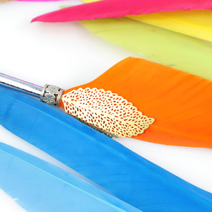 Thiết Kế Cá Nhân 24 Màu Chất Lượng Cao Bút Lông Bút Bi Với Lông - Product Image 4