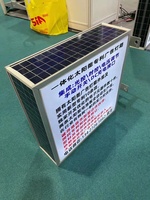 L'énergie solaire Signalisation Numérique Et Affiche rgb boîte à lumière affichage snap affiche cadre signes électroniques extérieur rétro-éclairé signe tenir
