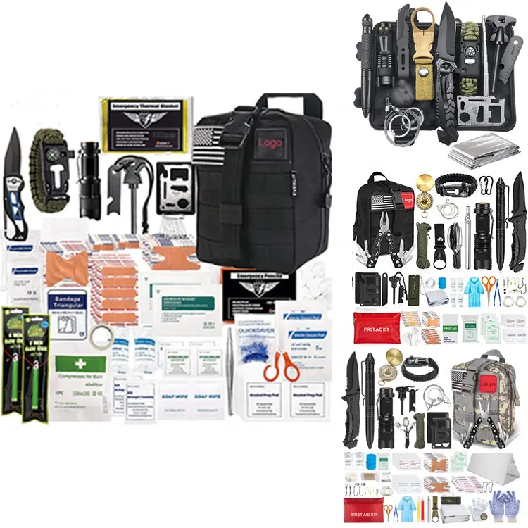 EDC Professional Outdoor Camping Hiking Climbing Emergency Survival Kit 69 in 1 73 in 1 Survival Gear Tool