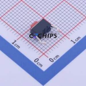 TPS635-1C50D Tactile Switch Through hole Component (THT) Switch 6mm 3mm 5mm Red - Product Image 2