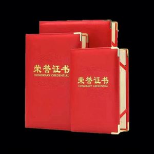 High Quality Pu Leather <b>Folder</b> Style Multi-Color Diploma Cover Certificate Holder Custom Logo Option Black Eco-Friendly - Product Image 1