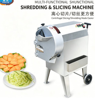 Multifunctionele motor aangedreven groente- en fruit snijmachine 220V/380V voor keuken en commercieel gebruik