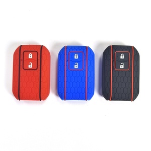 Housse de clé légère en silicone nid d'abeille pour <span class=keywords><strong>Suzuki</strong></span> Swift <span class=keywords><strong>SX4</strong></span> Vitara Alto Jimny Accord, protection de clé télécommande - Product Image 5