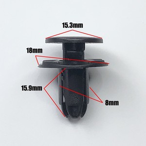 Venucia Trunk Liner <b>Clips</b> Black Plastic Nylon For D50 T70 R30 R50 <b>Bumper</b> Fender Grille Replacement Repair Parts - Product Image 2