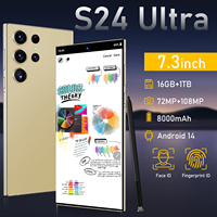 S24 Ultra 2026 BARU Android 14 Smartphone 5G S24 16+1TB Memori Besar Laris Manis Layar LED Resolusi 4K Bahasa Prancis Inggris