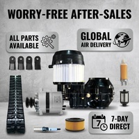Desbrozadora Industrial y para Bricolaje con Control Remoto, Motor de 4 Tiempos, 420 CC, 12 HP, para Terrenos Húmedos y Pantanosos, con Alcance de 300 M