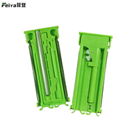 Amortisseur coulissant à double ressort en acier galvanisé et plastique avec amortisseur hydraulique pour meubles, maison et autres quincailleries