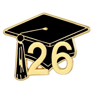 Emblema de Chapéu de Doutoramento para a Temporada de Formatura 2026, em Liga Metálica Esmaltada, Presente Comemorativo para Bacharel, Broche para Estudantes - Product Image 3