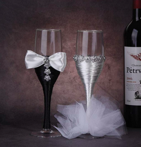 Verres à cocktail élégants pour réception de mariage, verres à champagne transparents en gros - Product Image 4