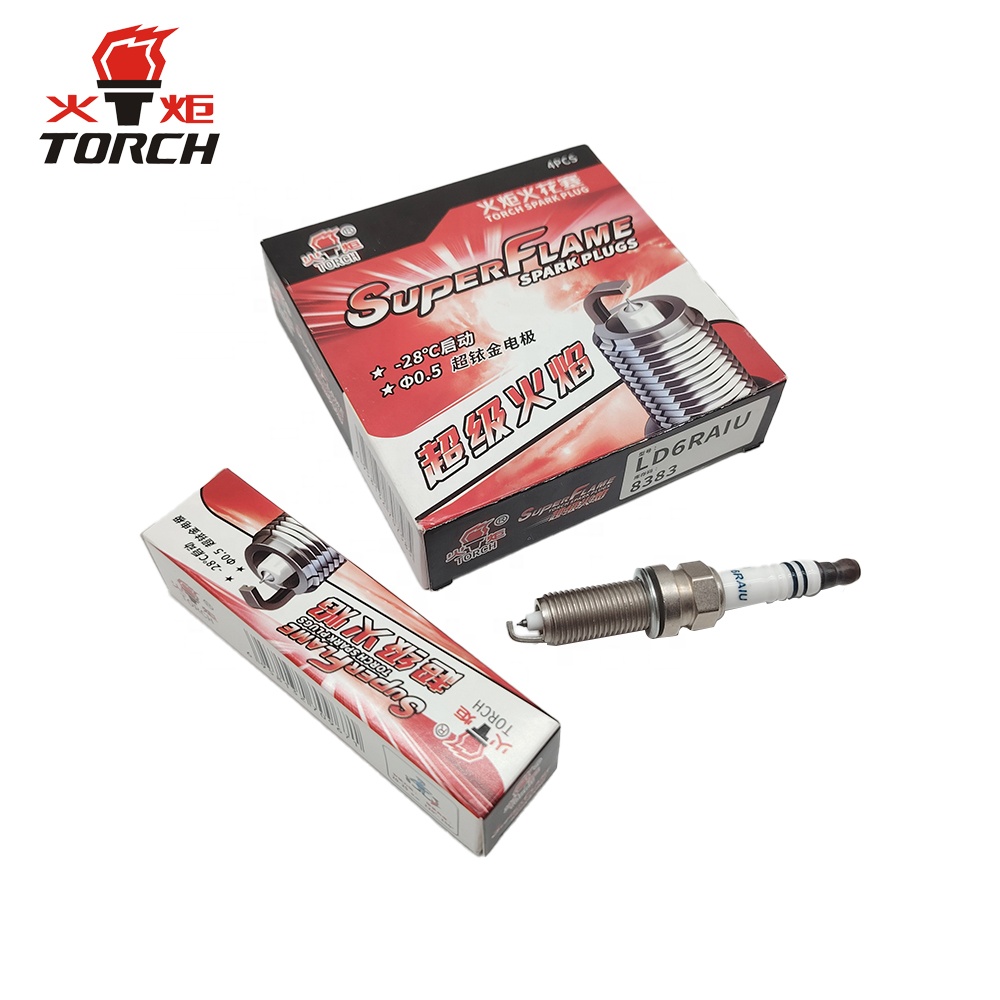 Auto Cars Motorcycle TORCH Bujia iridium Spark Plug LD6RAIU 22401CK81B for Nissan Teana Tiida Liwei Sylphy Sunshine Qashqai