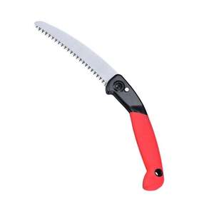 Sierra de camping plegable DIY de grado con dientes de molienda triple de 6,5 pulgadas para actividades al aire libre - Product Image 1