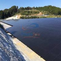 Panneau solaire en aluminium de haute qualité, systèmes de montage au sol, structure métallique pour l'installation de l'énergie solaire