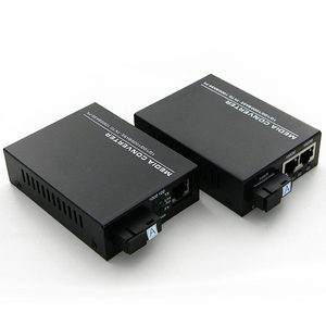 Telecom Grade Fast Ethernet Fiber Media Converter SC Dual Fiber 2 RJ45 Port Pair Industrial External Power TCP/GSM/SDK/POE - Product Image 2