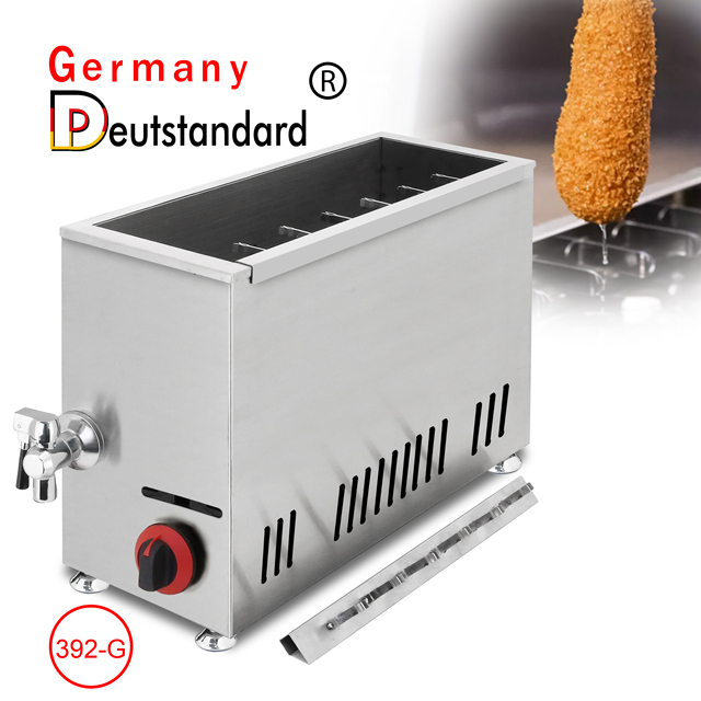 High Quality Hot Sale Gas Corn Fryer Hot Dog Machine with Factory Price