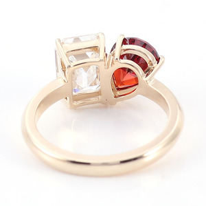 Provence đồ trang sức Lê cắt Ruby & Emerald cắt moissanite ET MOI vòng 18K vàng vàng lỏng moissanite Vòng phụ nữ đồ trang sức vòng - Product Image 2