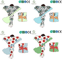 Couverture bébé personnalisée Babylovey en flanelle corail double face imprimée papillon, antibactérienne, pour nouveau-né, vente en gros de Noël