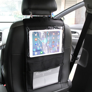 Car <b>Seat</b> Back <b>Storage</b> Pouch Oxford Cloth 52x29cm Universal For Tablet And Accessories - Product Image 2