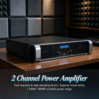 Amplificateur de puissance audio professionnel haute fidélité de classe AB à sortie stable pour système de sonorisation de spectacle en direct