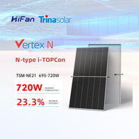 Panneau solaire monocristallin Trina Solar Vertex N 695W 700W 710W 720W, type N, I-TOPCon, module PV haute efficacité