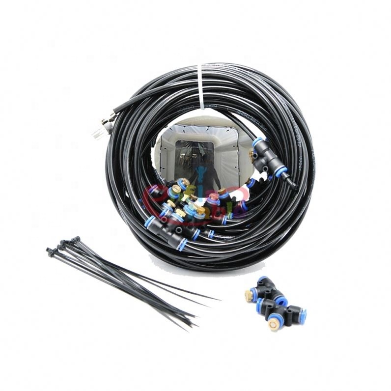 Насос для тумана с источником питания, мембранный Водяной насос, бустер, распылитель для системы тумана