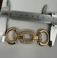 Boucles de chaussures en alliage de zinc métallique écologiques et durables pour femmes, accessoires de chaussures, crochets pour chaussures