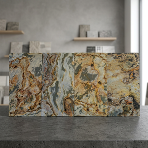Panneau de revêtement mural en ardoise minimaliste, surface polie, dalle épaisse, durable, application intérieure, léger, imperméable - Product Image 3