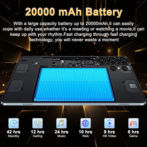 Tablette <span class=keywords><strong>PC</strong></span> Android 13.0 <span class=keywords><strong>pour</strong></span> Gamers, Stock UE, Livraison Rapide, 16 Go RAM + <span class=keywords><strong>1</strong></span> To ROM, Processeur 14 Cœurs - Product Image 4