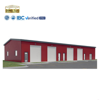 Bâtiment d'entrepôt, d'atelier ou de hangar à structure métallique en acier, sans colonnes centrales, très demandé