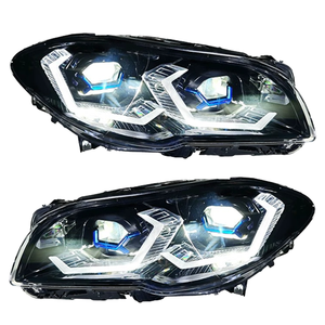 Conjunto de Faros LED para BMW Serie 5 F10 F11 F18, Actualización OSS con Lente de Proyector Láser Dual Directo, 2011 <span class=keywords><strong>2012</strong></span> 2013 2014 2015 2016 - Product Image 1