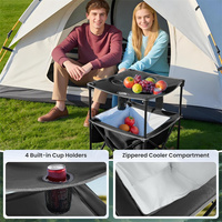 Table pliante pour barbecue, pêche, loisirs, plage, randonnée, pique-nique, camping