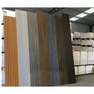 Revêtement de <span class=keywords><strong>terrasse</strong></span> extérieur imperméable en PVC et plastique WPC Panneau mural pour revêtement extérieur en composite Revêtement de maison de jardin - Product Image 1